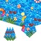 3 Packs Pool Party Tablecloths 51 x 87 Inch Waterproof Plastic Beach Tablecloth
